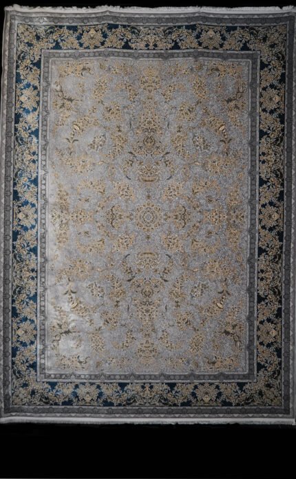 Beige Silk Carpet 1500 Reeds 2.5×3.5 | ardanfurniture