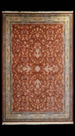 Persian carpet in Oman 1200 reeds silk carpet 3x4