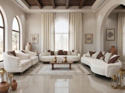 Modern 8 Seater Sofa Set Elsa Sofa by ARDAN Furniture Oman